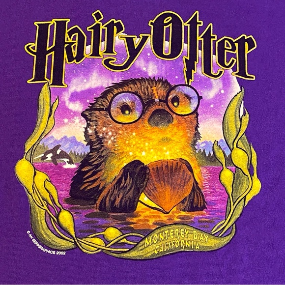 Vintage Hairy Otter Monterey Bay California shirt 2002 - Picture 1 of 8